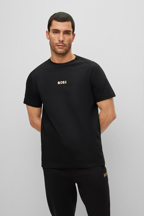 T-SHIRT BOSS - 001 BLACK